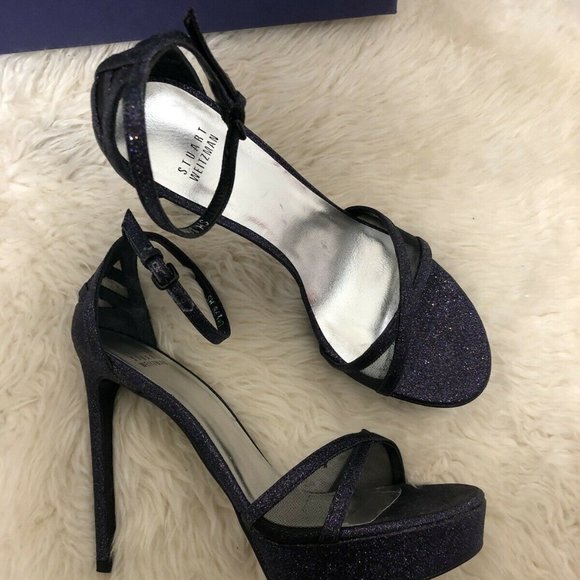 NIB Stuart Weitzman TIZYOU Platform Ankle Strap Nudistsong Heel Sandals 9.5 - Picture 2 of 7